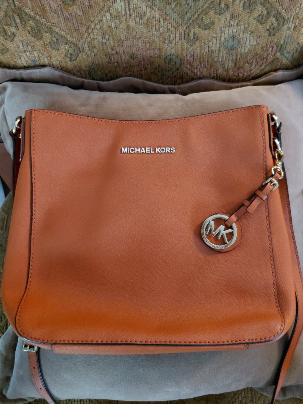 Michael Kors Burnt Orange Crossbody Bag